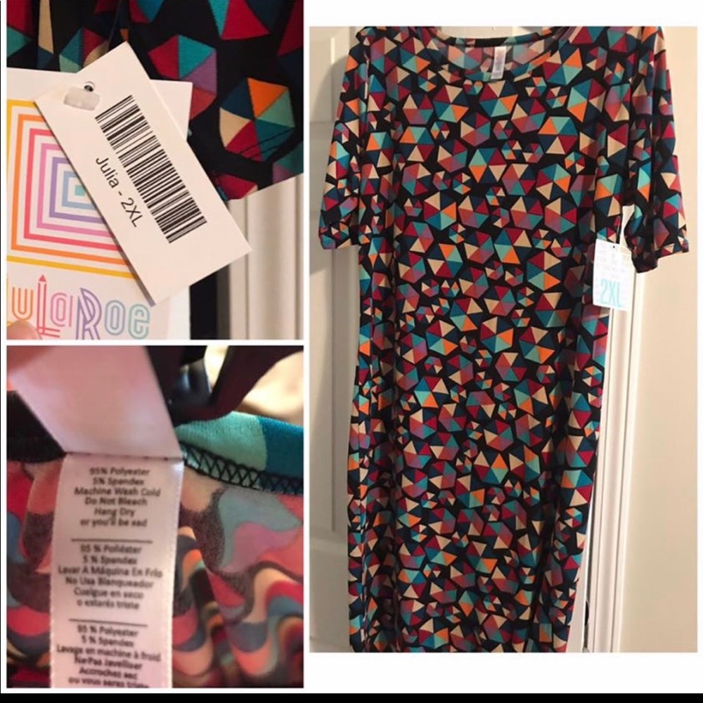 LulaRoe Julia 2XL NWT